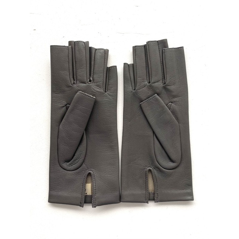 Mitaines femme Jeanne cuir agneau et soie – Artisanat