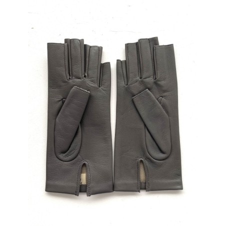 Mitaines femme Jeanne cuir agneau et soie – Artisanat