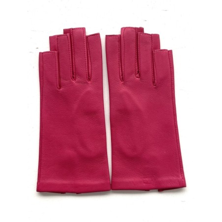 Mitaines femme Jeanne cuir agneau et soie – Artisanat