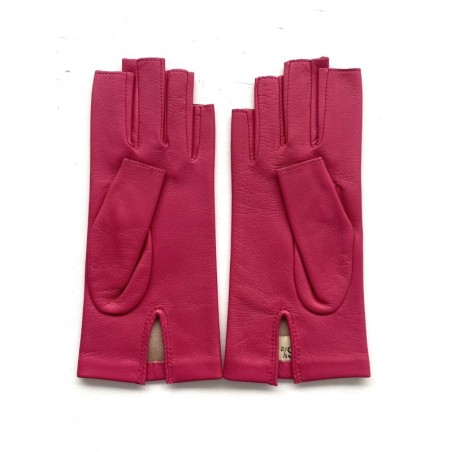 Mitaines femme Jeanne cuir agneau et soie – Artisanat