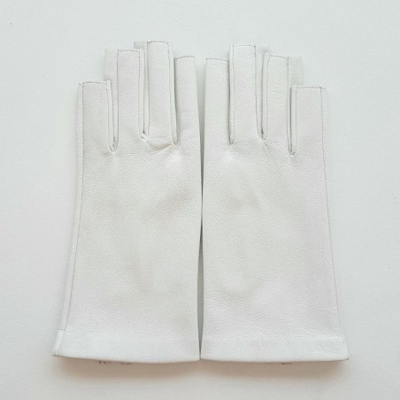 Mitaines femme Jeanne cuir agneau et soie – Artisanat