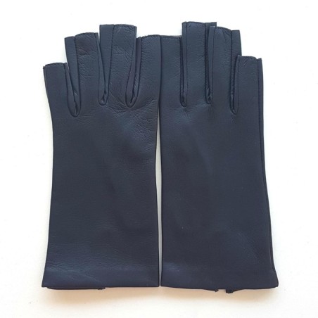 Mitaines femme Jeanne cuir agneau et soie – Artisanat