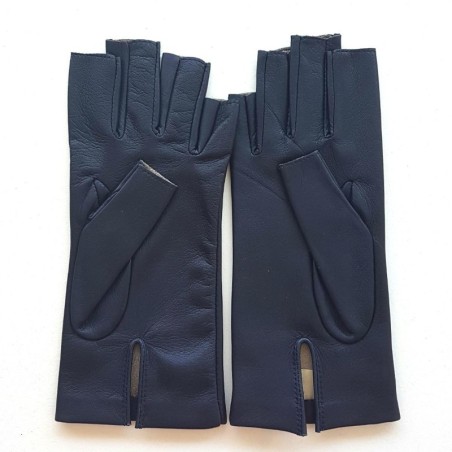 Mitaines femme Jeanne cuir agneau et soie – Artisanat