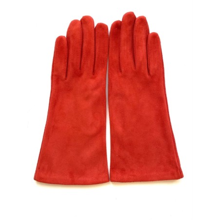 Gants femme Coline Bis cuir de chèvre velours et soie – Artisanat
