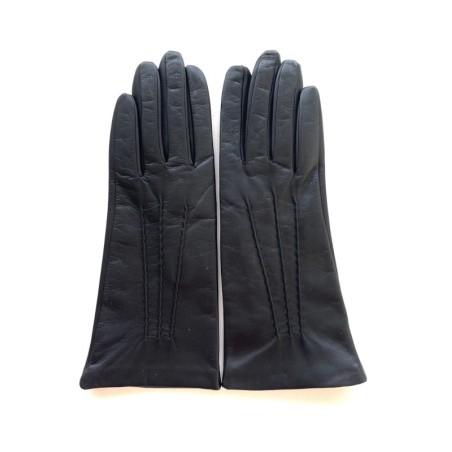 Gants femme CELIA en cuir d’agneau et soie – élégance artisanale