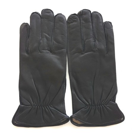 Gants homme ANTONIN cuir d’agneau et cachemire – Fabrication artisanale