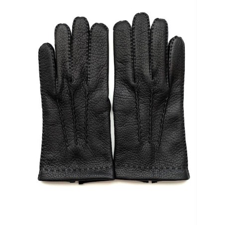 COWAL Men’s Deer Leather Gloves with Cashmere Lining – André Poujade