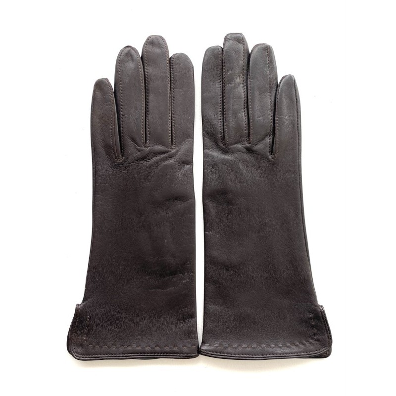 Violette women’s gloves in lambskin and silk – André Poujade