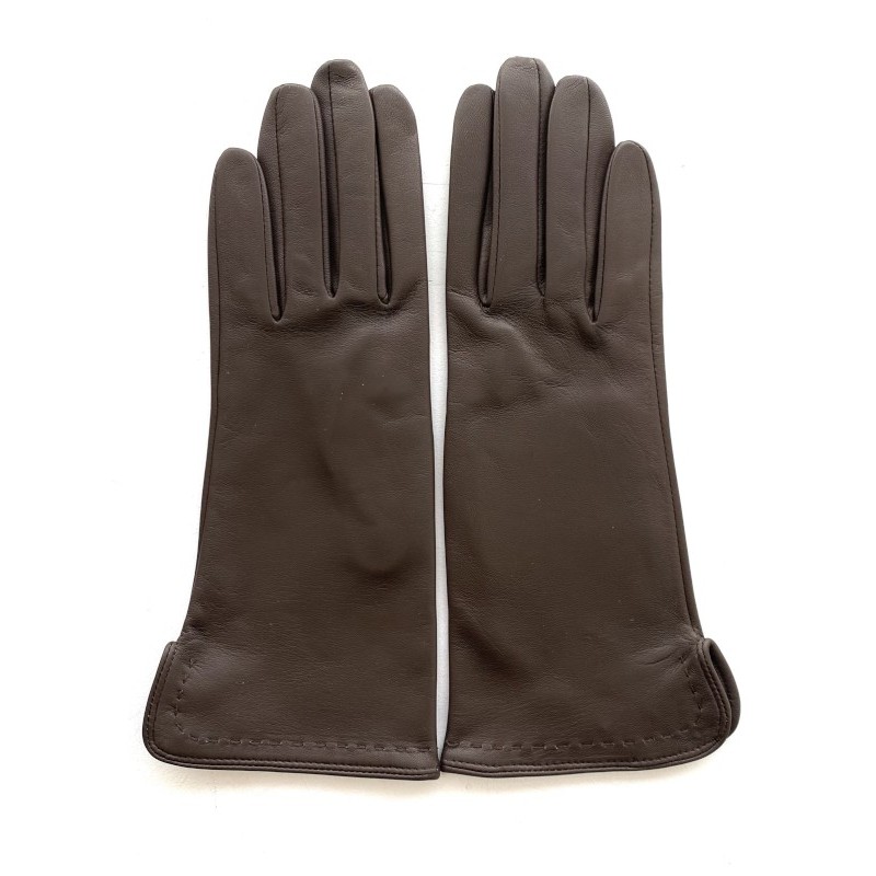 Violette women’s gloves in lambskin and silk – André Poujade