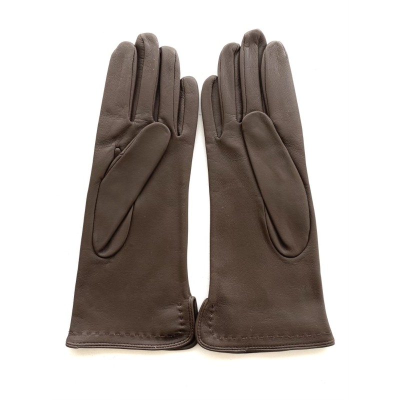 Violette women’s gloves in lambskin and silk – André Poujade