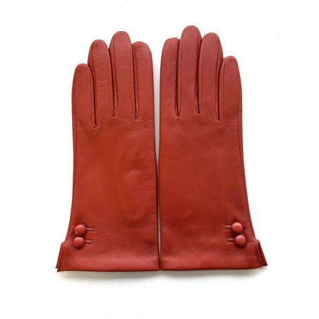 Clémentine Women’s Lambskin and Silk Gloves