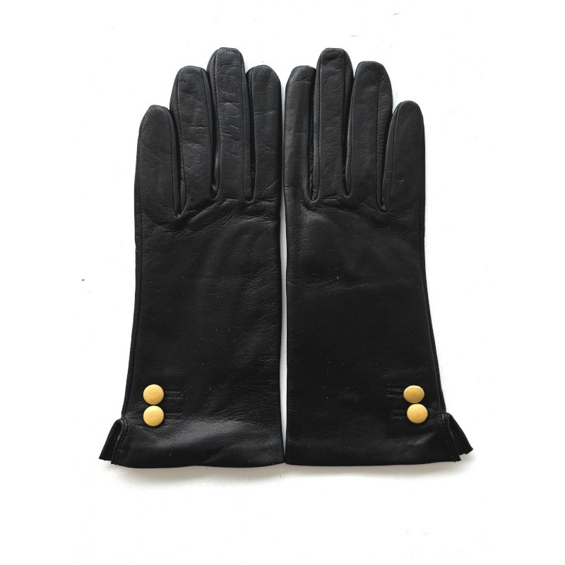 Clémentine Women’s Lambskin and Silk Gloves