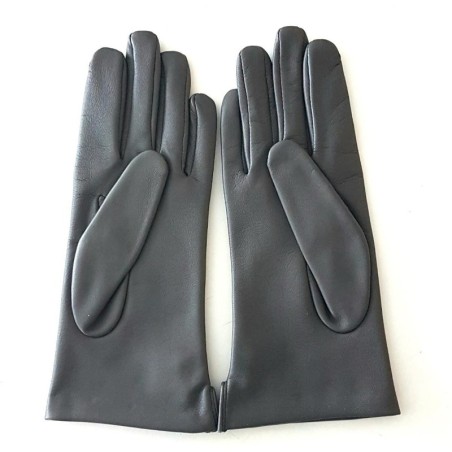 Gants femme Clémentine cuir d’agneau et soie