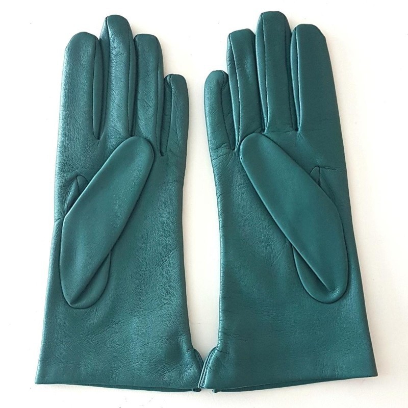 Clémentine Women’s Lambskin and Silk Gloves
