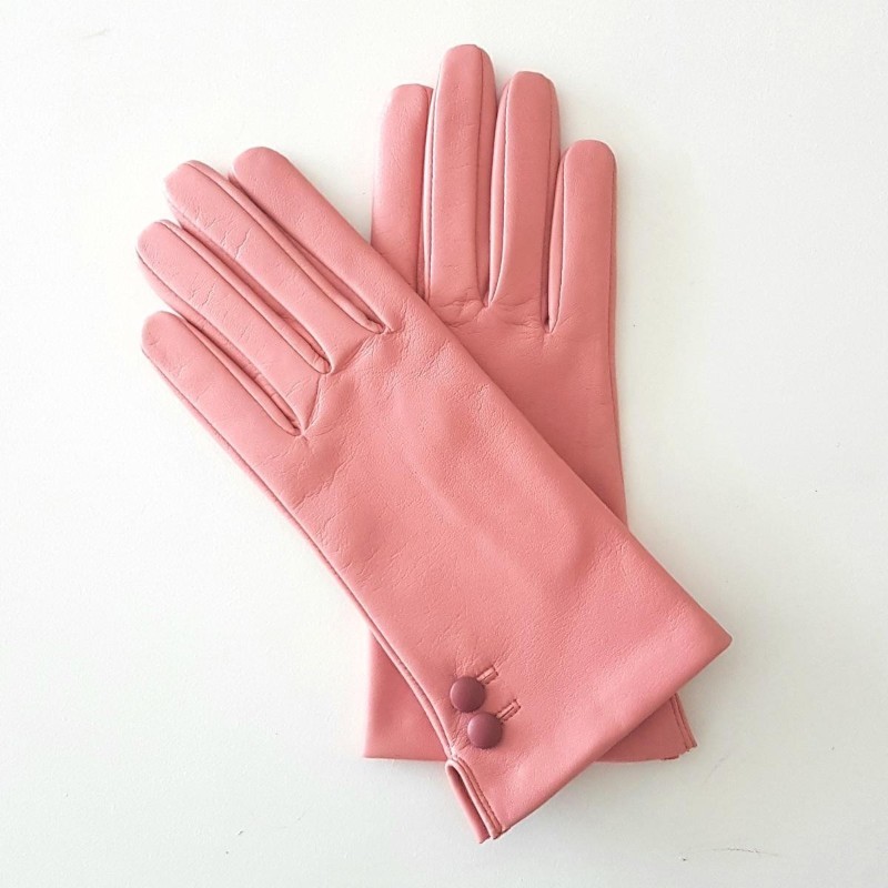 Clémentine Women’s Lambskin and Silk Gloves