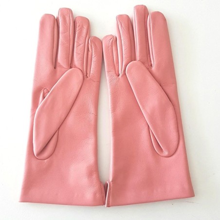 Gants femme Clémentine cuir d’agneau et soie