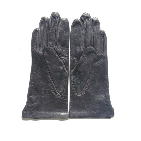 Gants femme Clémentine cuir d’agneau et soie