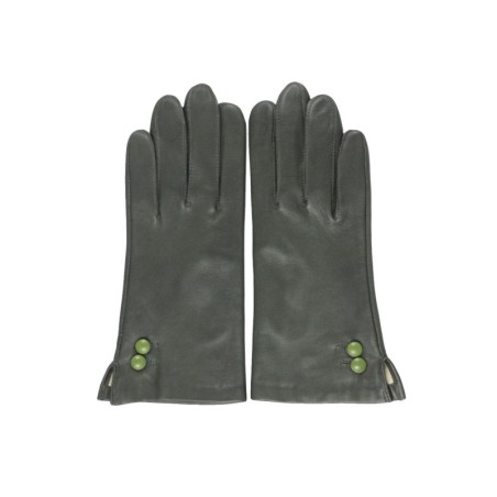 Gants femme Clémentine cuir d’agneau et soie