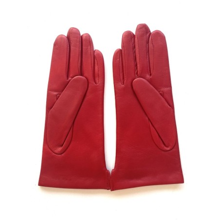 Gants femme Clémentine en cuir d’agneau et cachemire – André Poujade