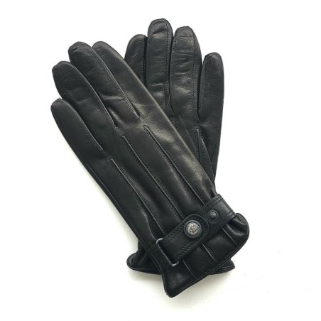 Gants Homme Jules cuir d’agneau et polaire – Élégance et confort