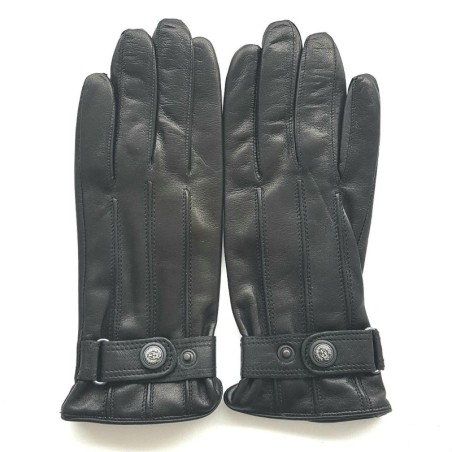 Gants Homme Jules cuir d’agneau et polaire – Élégance et confort