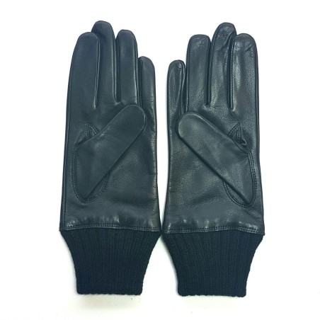 Gants homme Albert cuir d’agneau et soie – Maison André Poujade