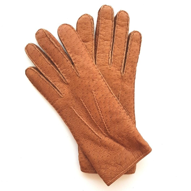 Paul hand-stitched peccary leather gloves – Sport-chic elegance