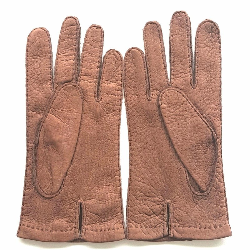 Men’s Joseph peccary alpaca linedleather gloves – Handsewn sport chic style