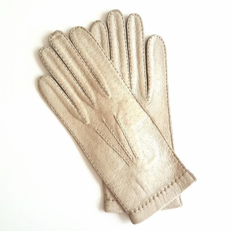Gants femme en cuir de pécari PATT – Élégance sport chic et savoir-faire artisanal