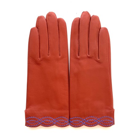 Émilie women’s lambskin and silk gloves –Handcrafted elegance