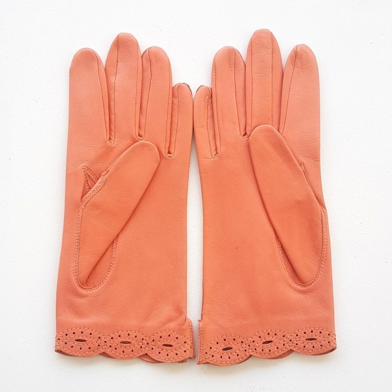 Gants femme Émilie en cuir d’agneau non doublés – Élégance française