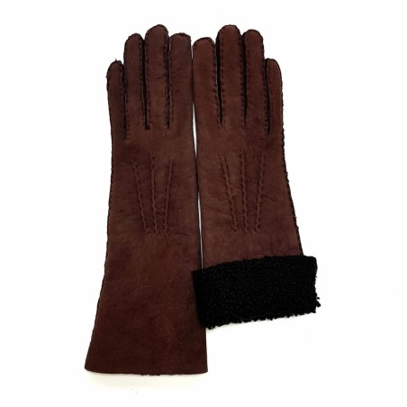 Zoia Women’s Lined Lambskin Gloves – Mid-Length & Handstitched