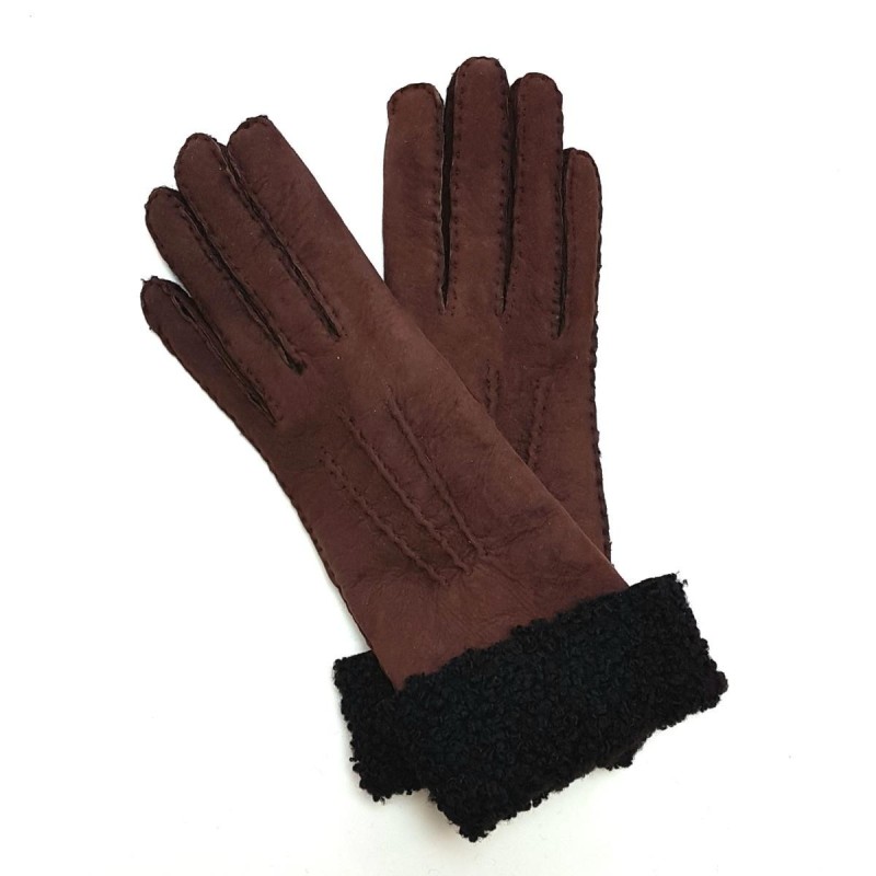 Zoia Women’s Lined Lambskin Gloves – Mid-Length & Handstitched