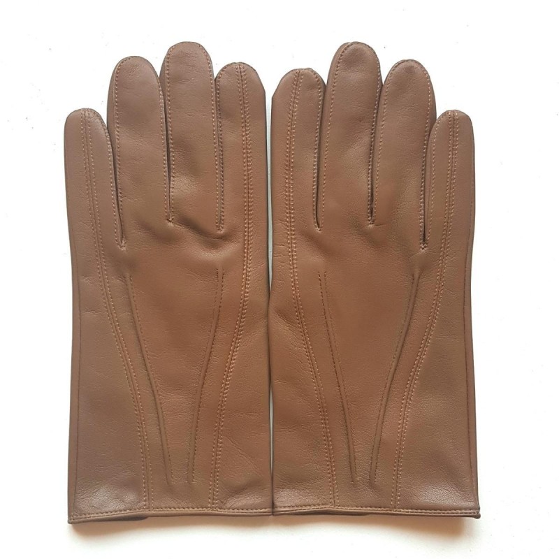 Men’s STEEVE lambskin & silk gloves – Poujade BY Anne-Laure