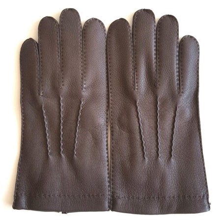 OSCAR deer & lamb leather gloves – Silk-lined handsewn sport chic