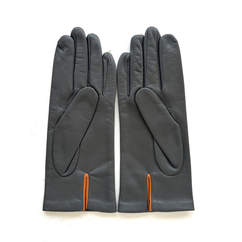 Gants femme TAIYO en cuir d’agneau et soie – Collection Poujade