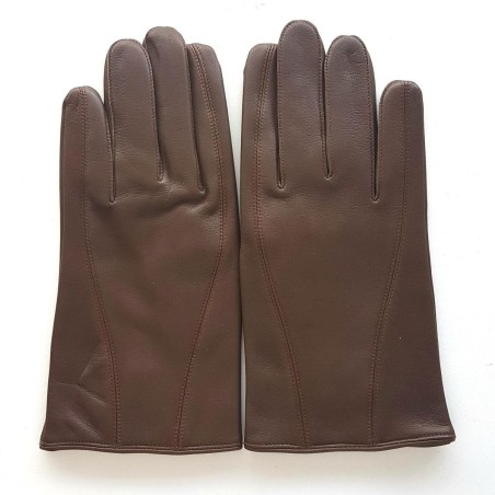 Men’s STEEVE lambskin & silk gloves – Poujade BY Anne-Laure