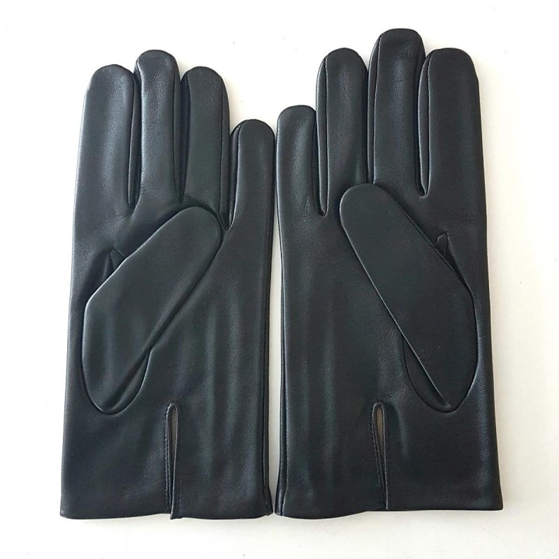 AKANO Men’s Lambskin Silk-Lined Gloves – André Poujade