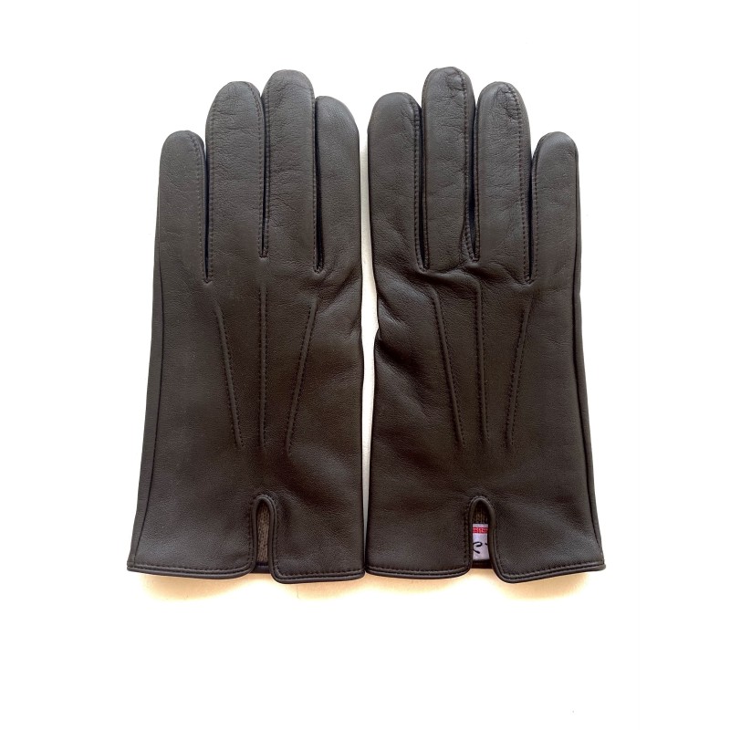 Gants Homme Cuir Agneau Cachemire – Modèle COWBOY Cousu Main