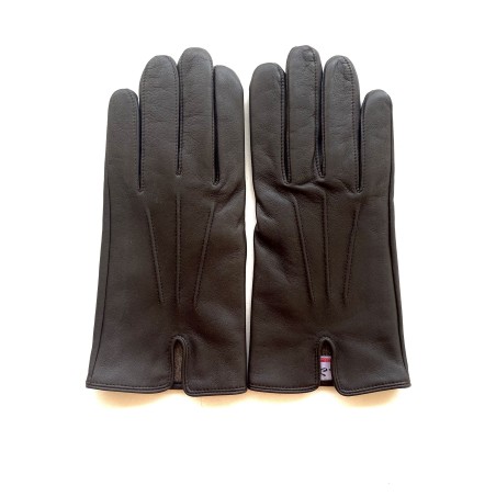 Gants Homme Cuir Agneau Cachemire – Modèle COWBOY Cousu Main