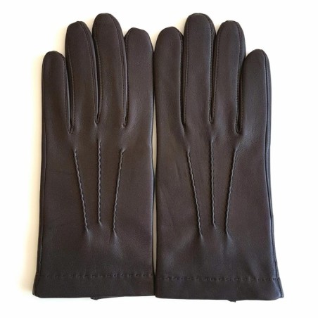 Gants homme cuir d’agneau tactile cachemire – HENRI TACT