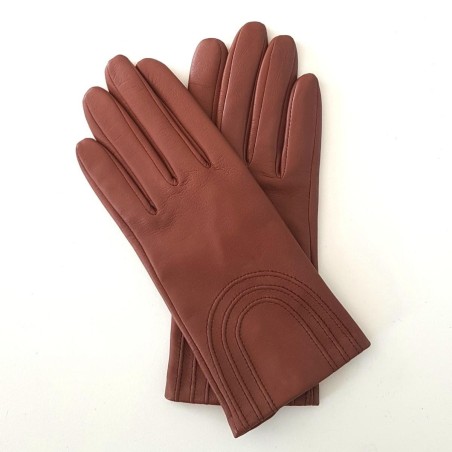 Gants femme ADA cuir d’agneau douces doublés soie