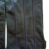 Gants en Cuir d'Agneau Gris Foncé Améthyste Georges Doublure Soie.