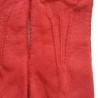 Gants en Cuir de Pécari Rouge Léonie Non Doublés.