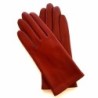 Gants en Cuir d'Agneau Chesnut Capucine Doublés Cachemire.