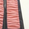 Gants en Cuir d'Agneau Bleu Marine Rose Shizuyo Doublés Soie.