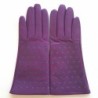 Gants en Cuir d'Agneau Améthyste Emeraude Seren Doublés Soie.