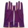 Gants en Cuir d'Agneau Améthyste Rose Colombe Doublés Soie.