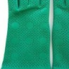 Gants en Cuir d'Agneau Verts Carmélina Non Doublés.