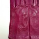 Leather gloves of lamb hot pink"CAPUCINE"